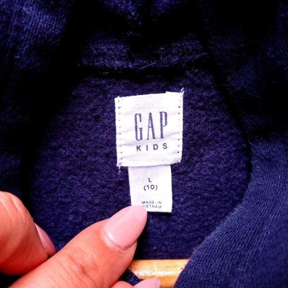Gap Little Kids Pullover Hoodie Sweatshirt Size L - Picture 4 of 5